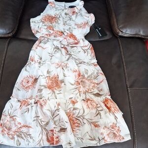 Strlla & Julie Floral Sleeveless Dress